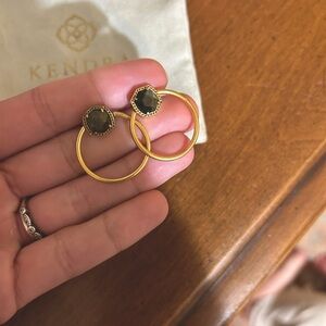 Kendra Scott Drop Hoop Earrings